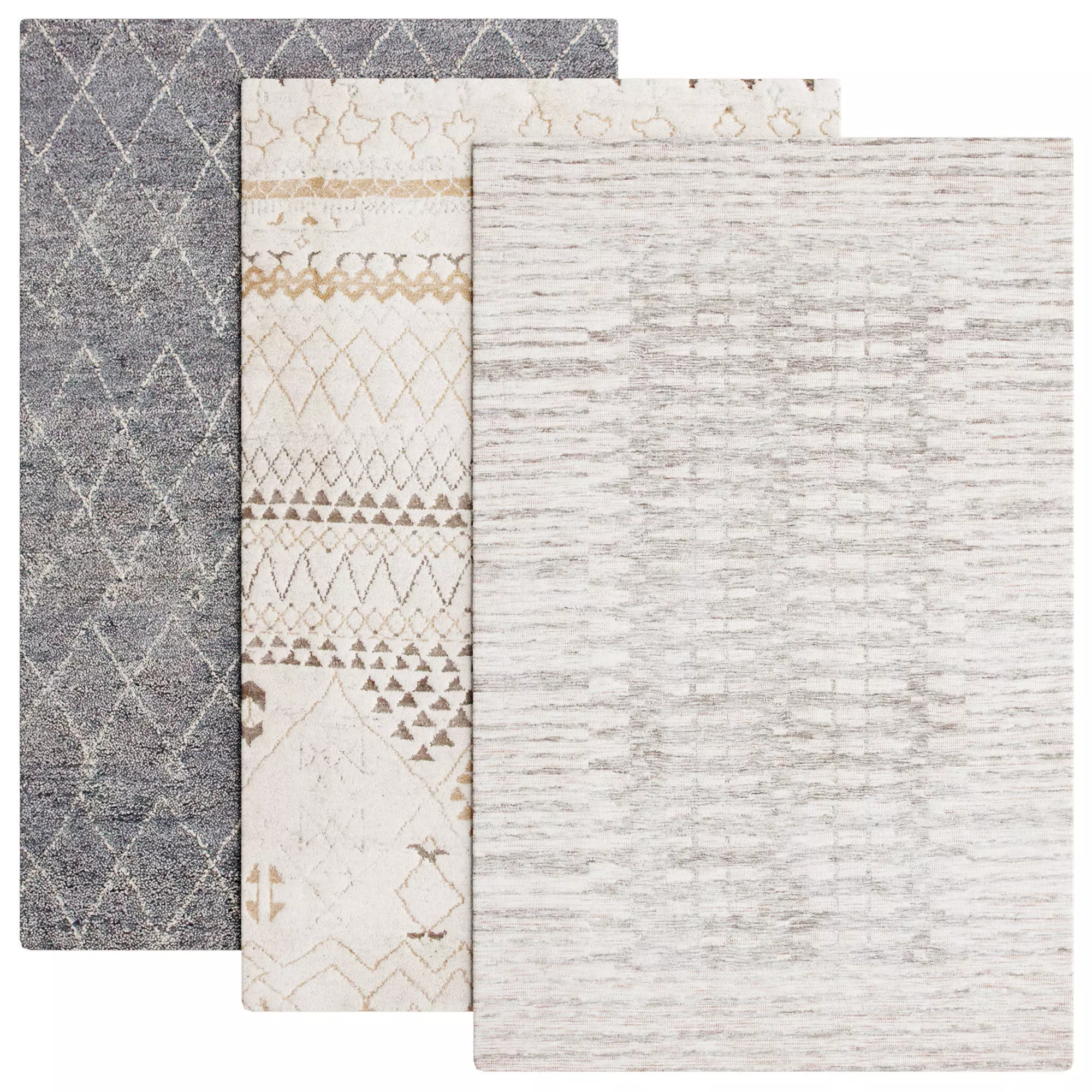 Carpet set 097 3D model_0