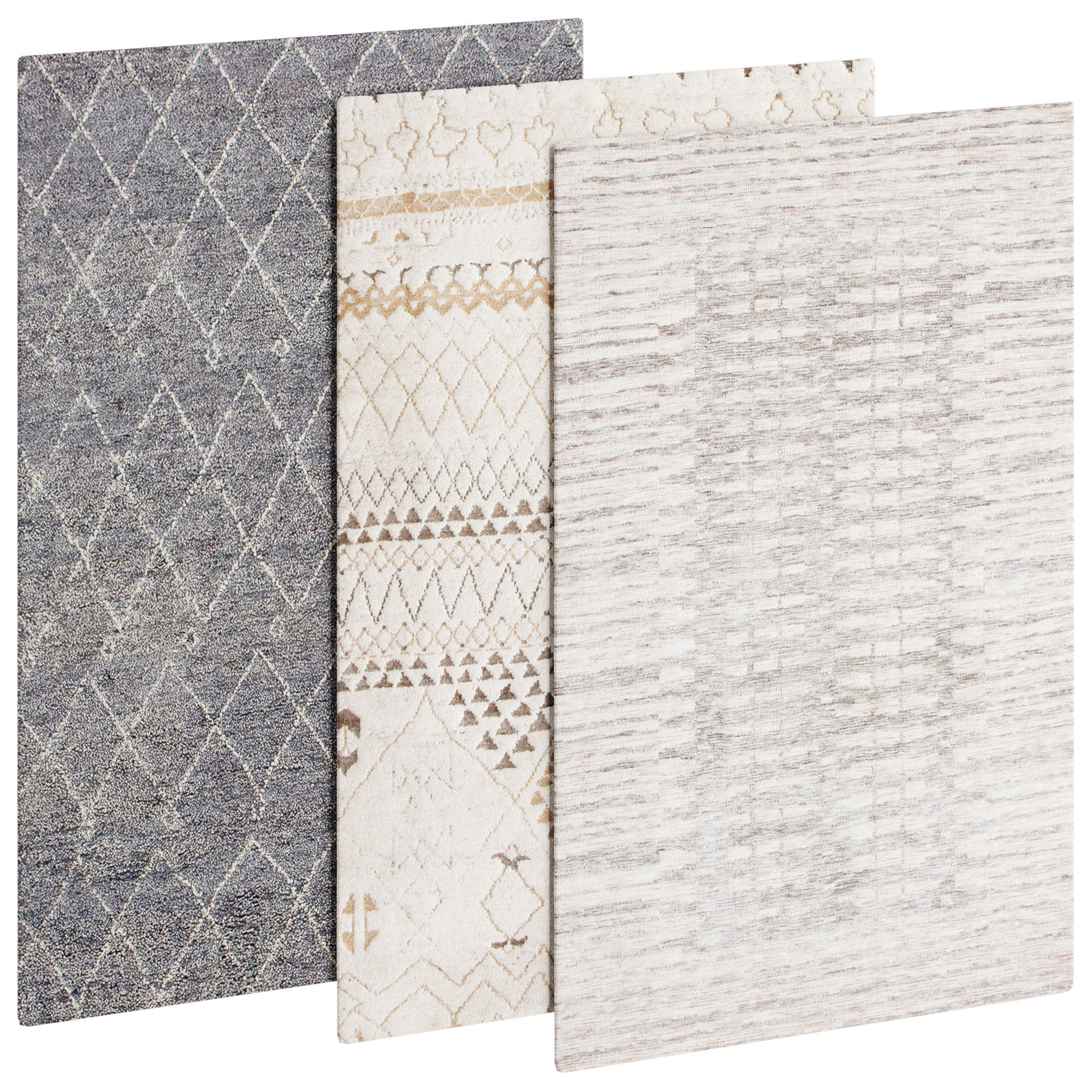 Carpet set 097 3D model_1