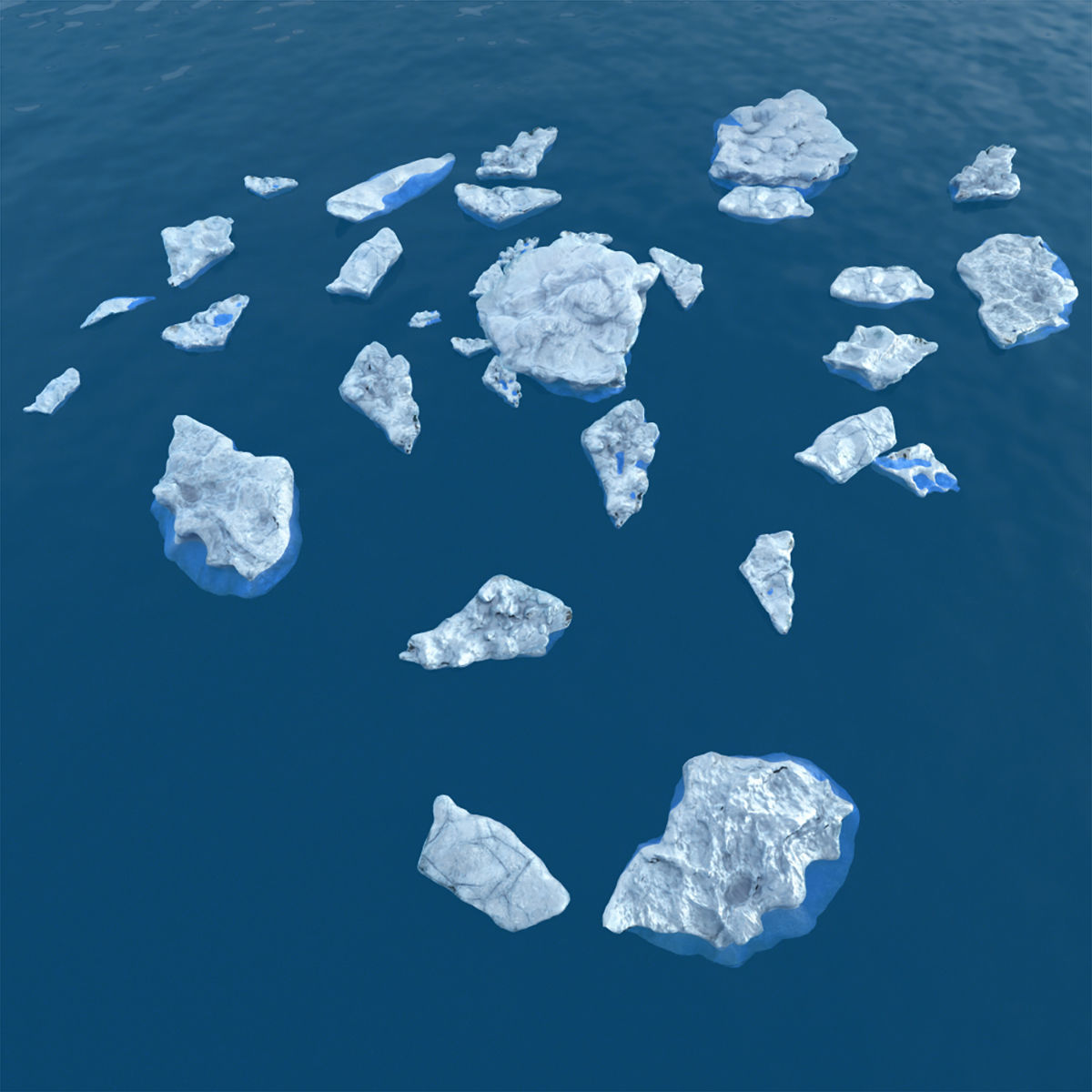Fragment Ice 3D model_2