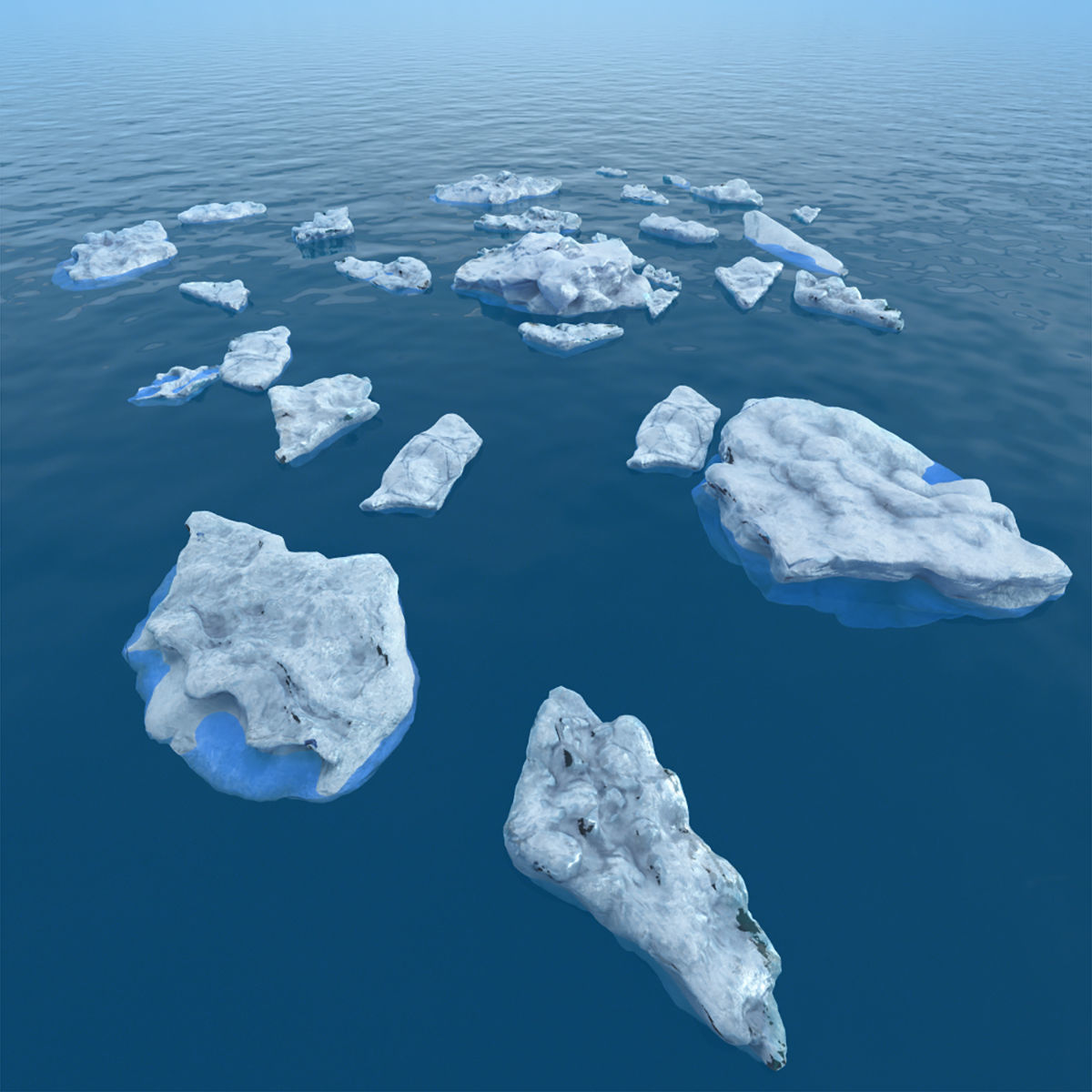 Fragment Ice 3D model_1