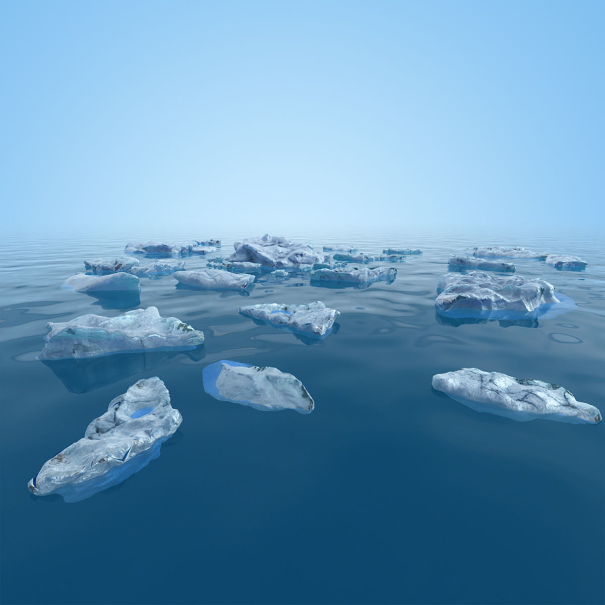 Fragment Ice 3D model_4