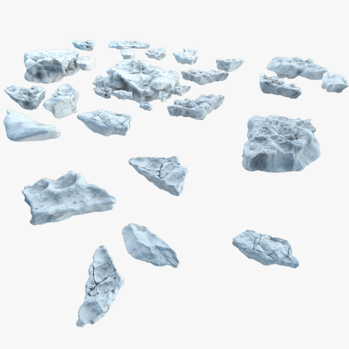 Fragment Ice 3D model_7