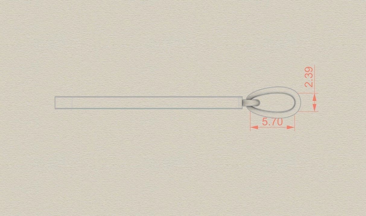 Model 961 J Zombie Initial Letter Alphabet Pendant 3D print model_7