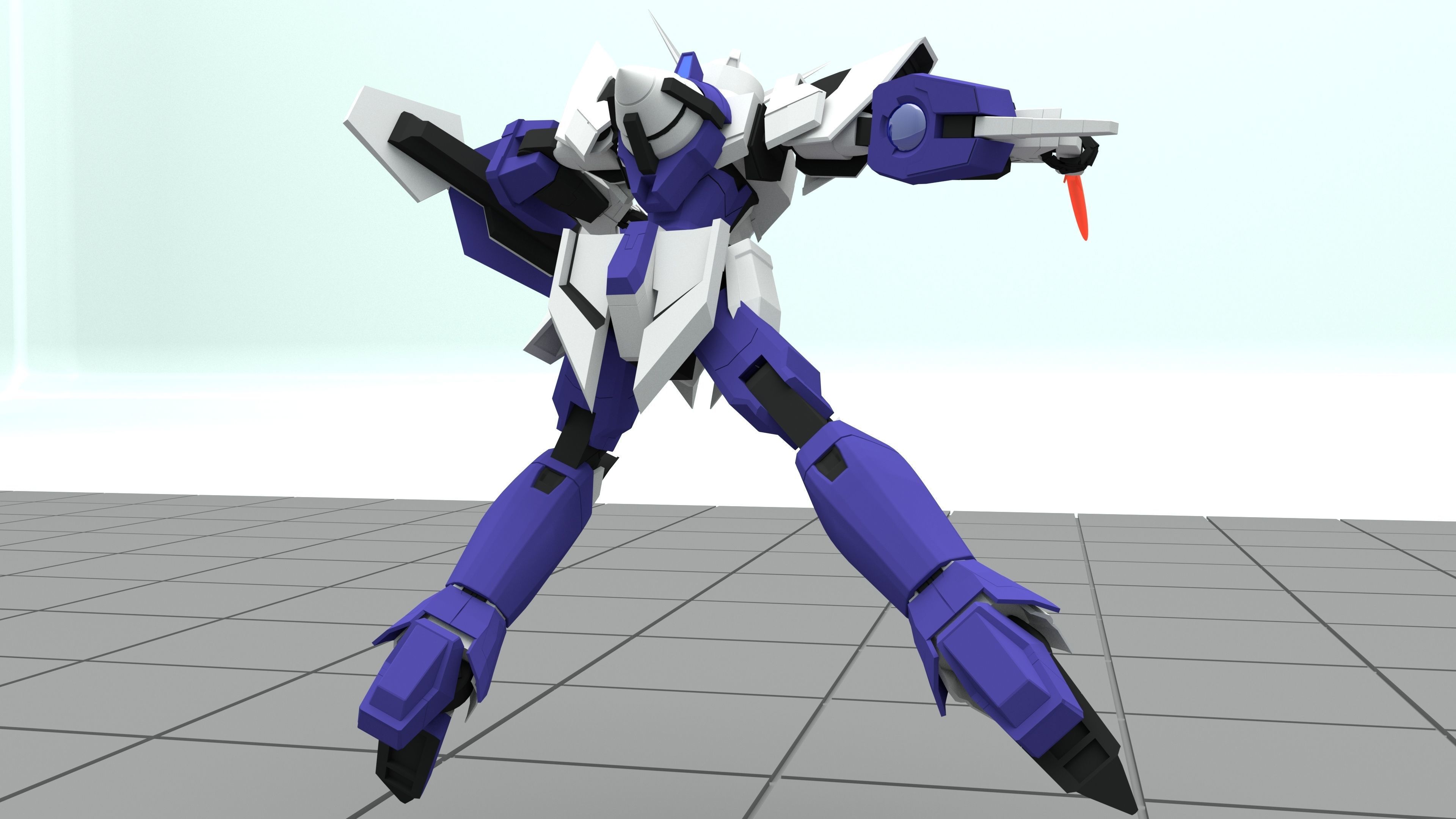 CB-001 1 Gundam 3D model_6