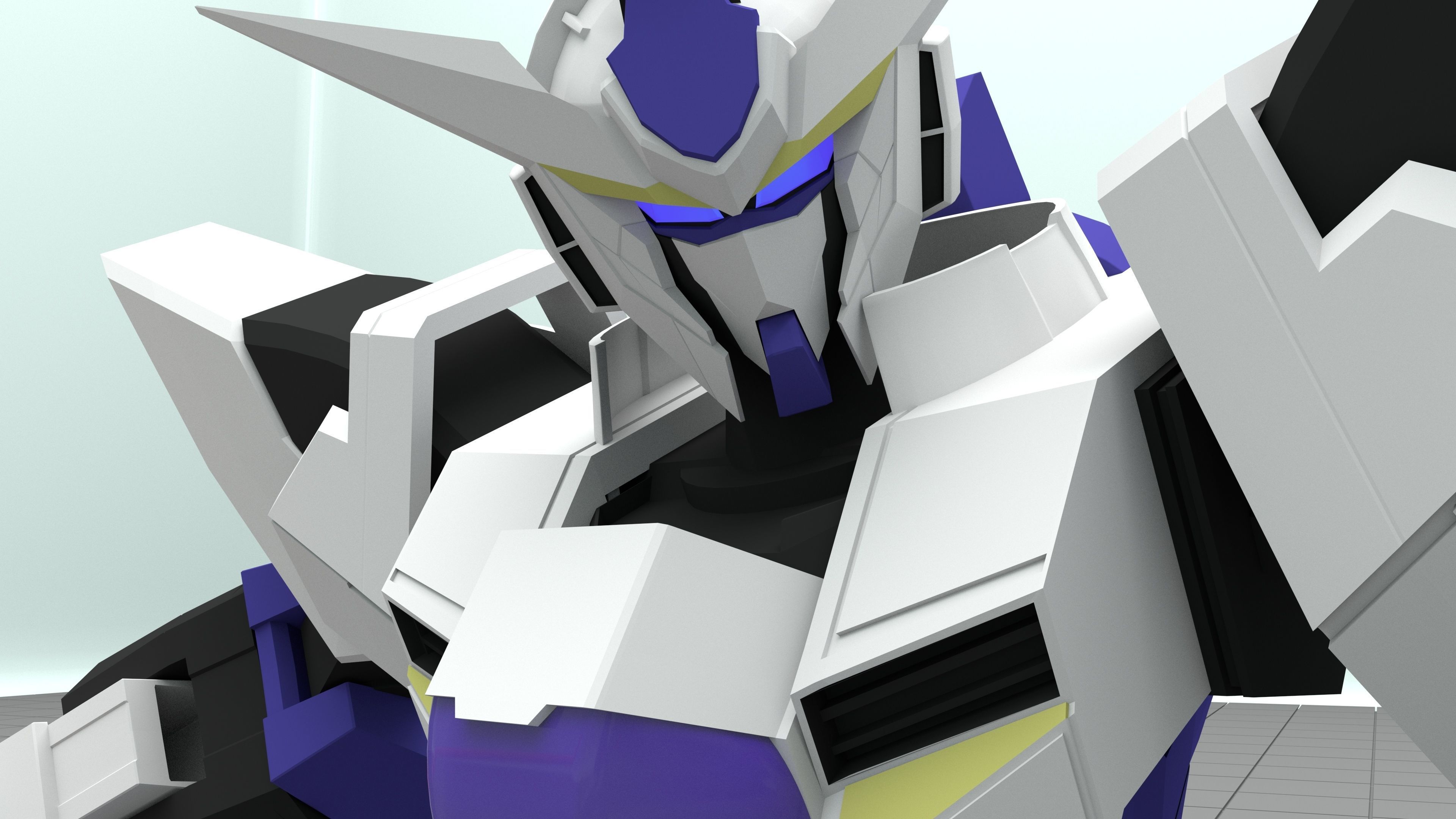 CB-001 1 Gundam 3D model_8
