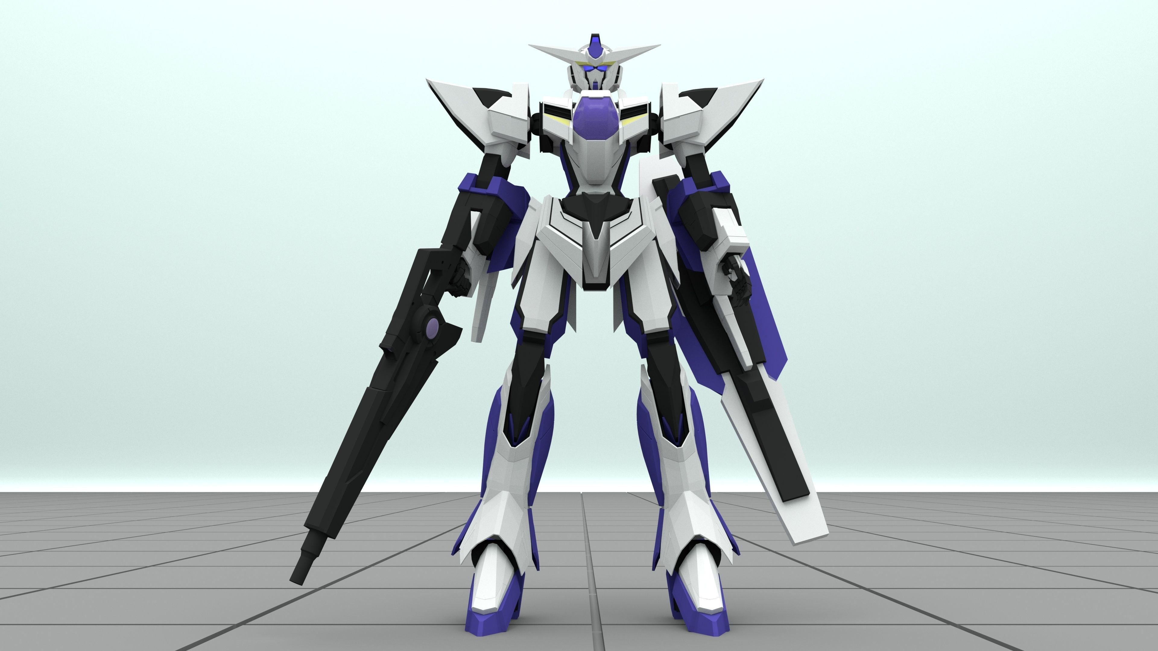 CB-001 1 Gundam 3D model_1