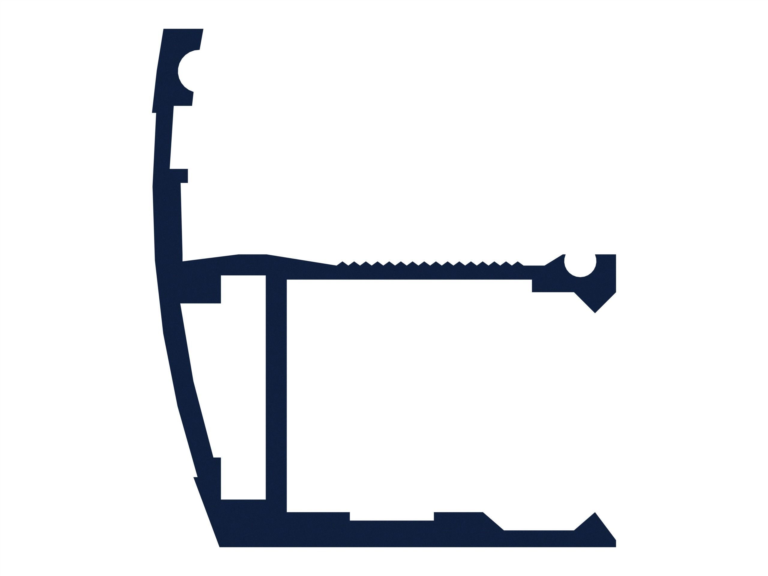 Extruded Aluminium Profile Enclosures Set for e-Compon Low-poly 3D model_3