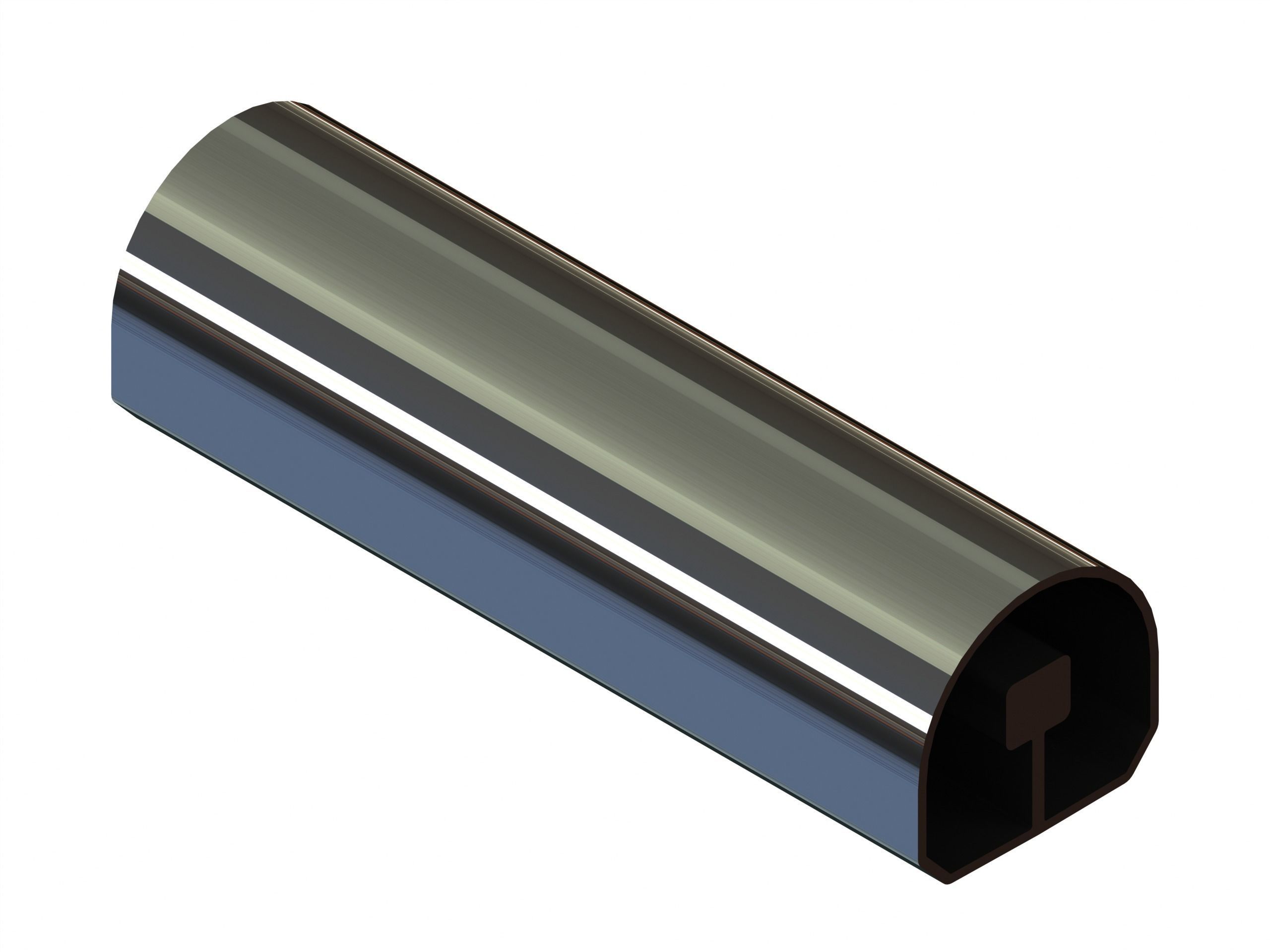 Extruded Aluminium Profile Enclosures Set for e-Compon Low-poly 3D model_8