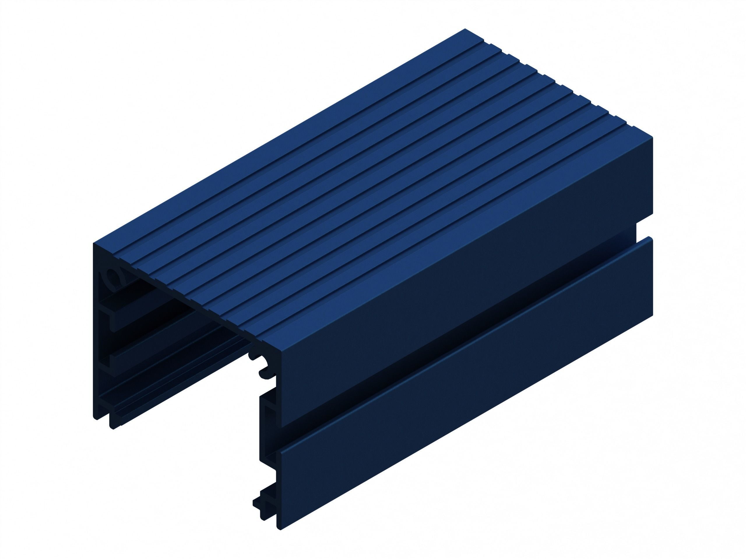 Extruded Aluminium Profile Enclosures Set for e-Compon Low-poly 3D model_12