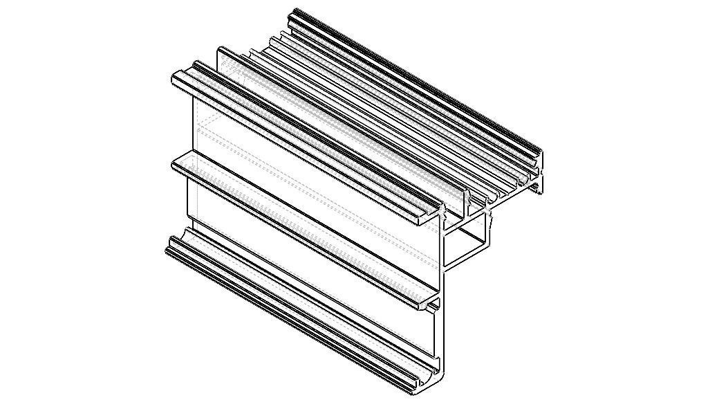 Extruded Aluminium Profile Enclosures Set for e-Compon Low-poly 3D model_21