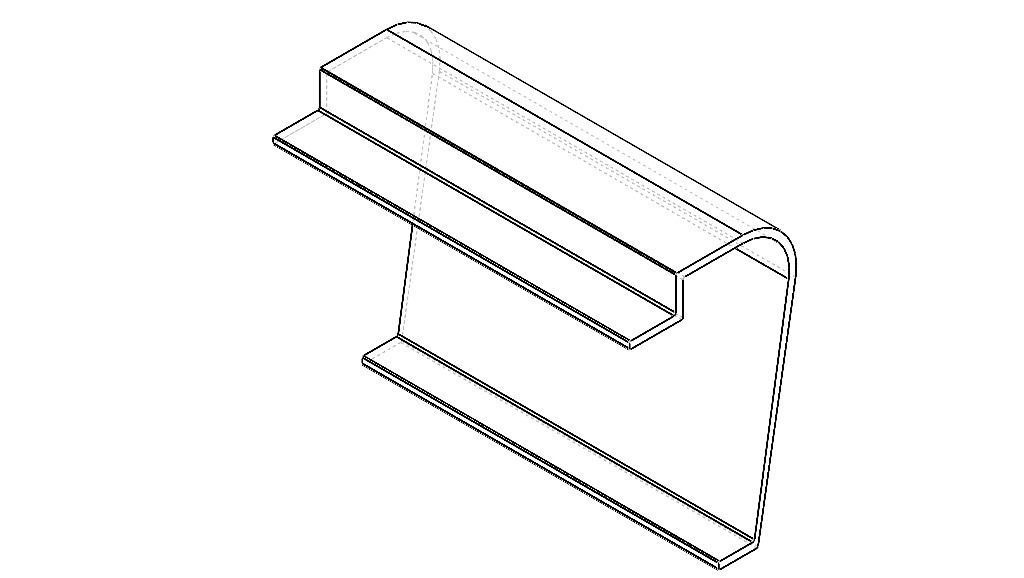 Extruded Aluminium Profile Enclosures Set for e-Compon Low-poly 3D model_30