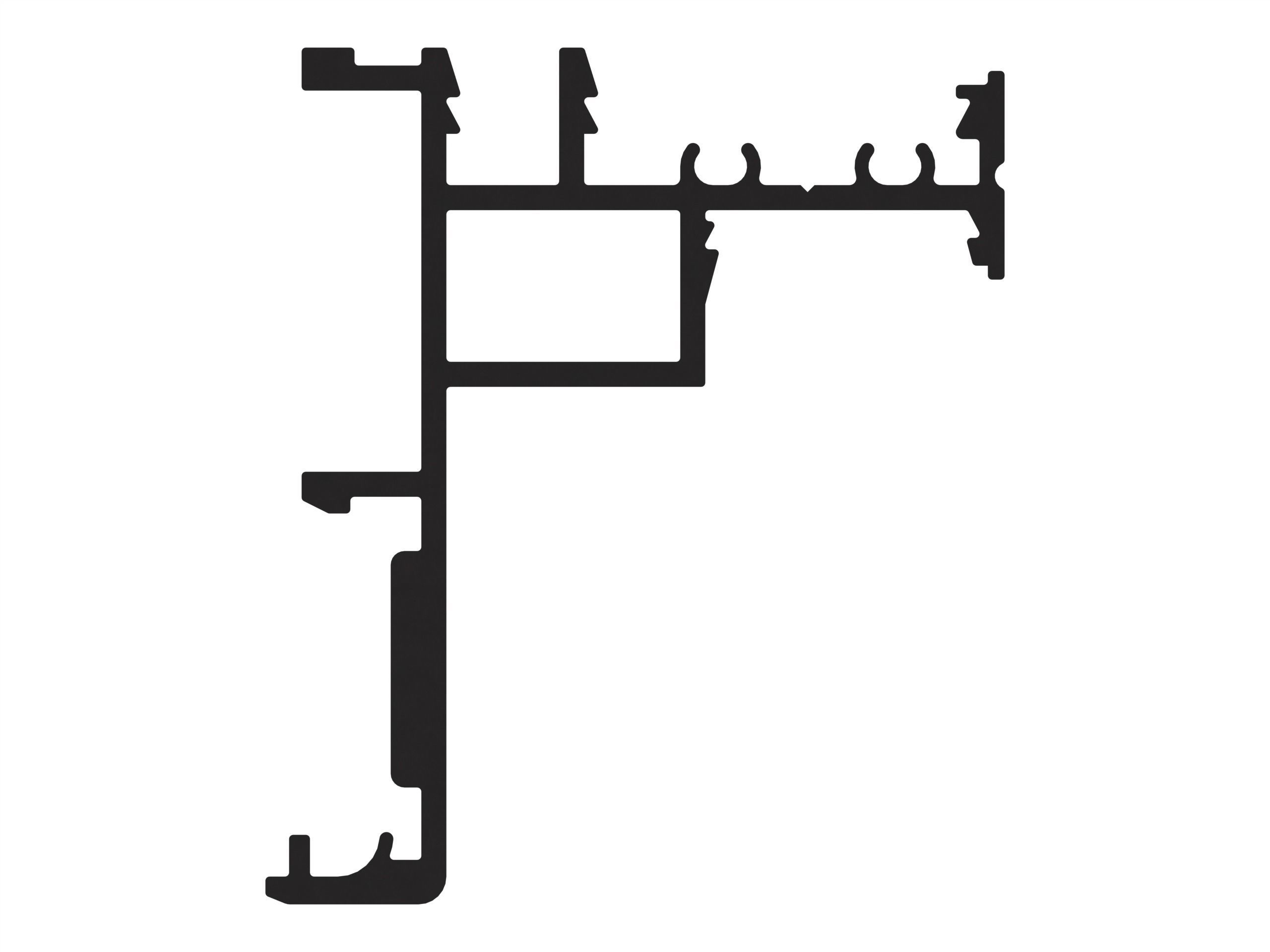 Extruded Aluminium Profile Enclosures Set for e-Compon Low-poly 3D model_18