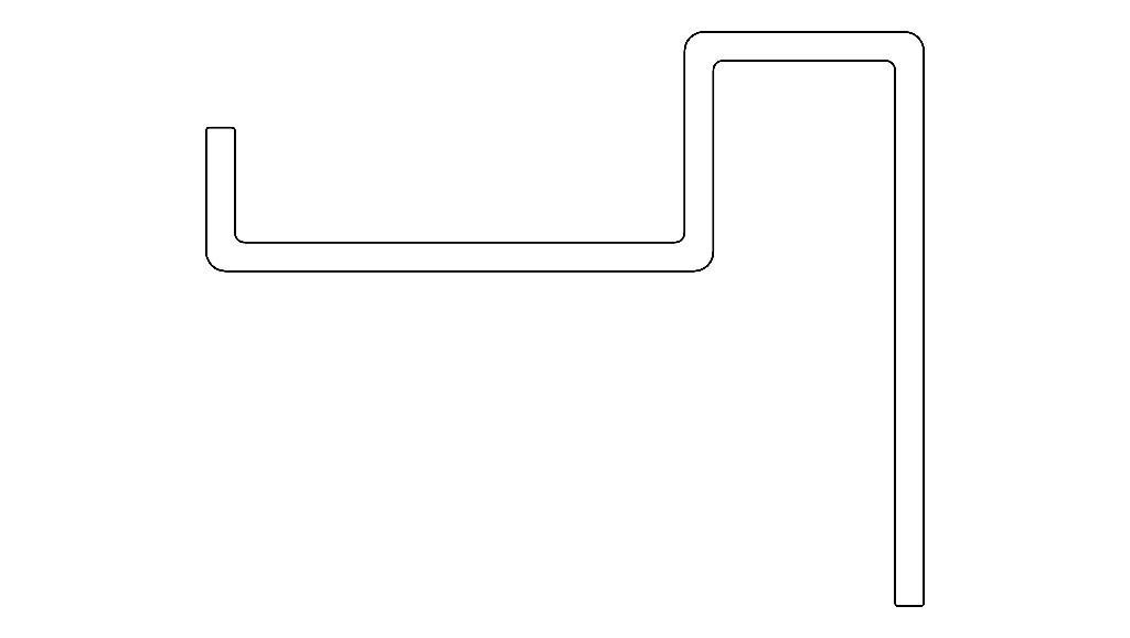 Extruded Aluminium Profile Enclosures Set for e-Compon Low-poly 3D model_25