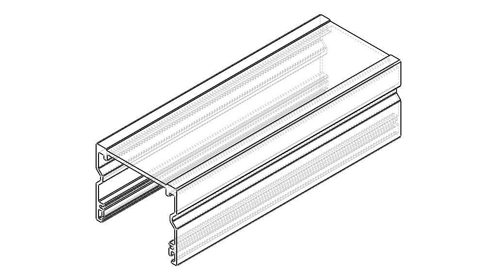 Extruded Aluminium Profile Enclosures Set for e-Compon Low-poly 3D model_33