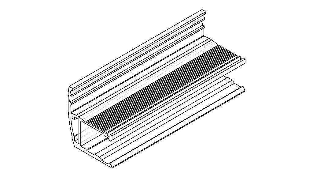 Extruded Aluminium Profile Enclosures Set for e-Compon Low-poly 3D model_5