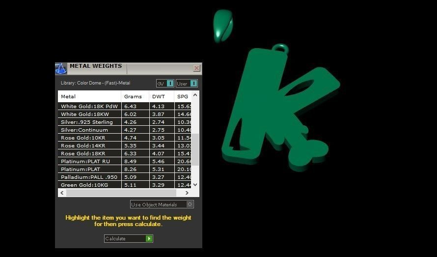 Model 962 K Zombie Initial Letter Alphabet Pendant 3D print model_11