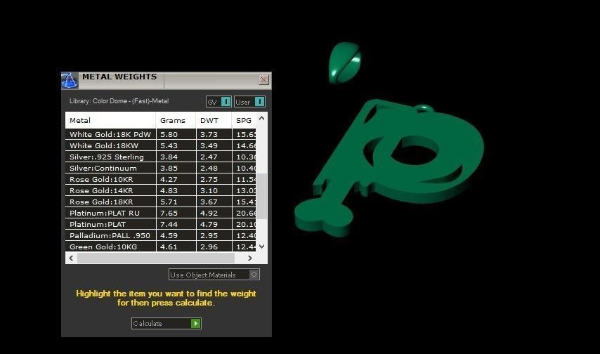 Model 967 P Zombie Initial Letter Alphabet Pendant 3D print model_11