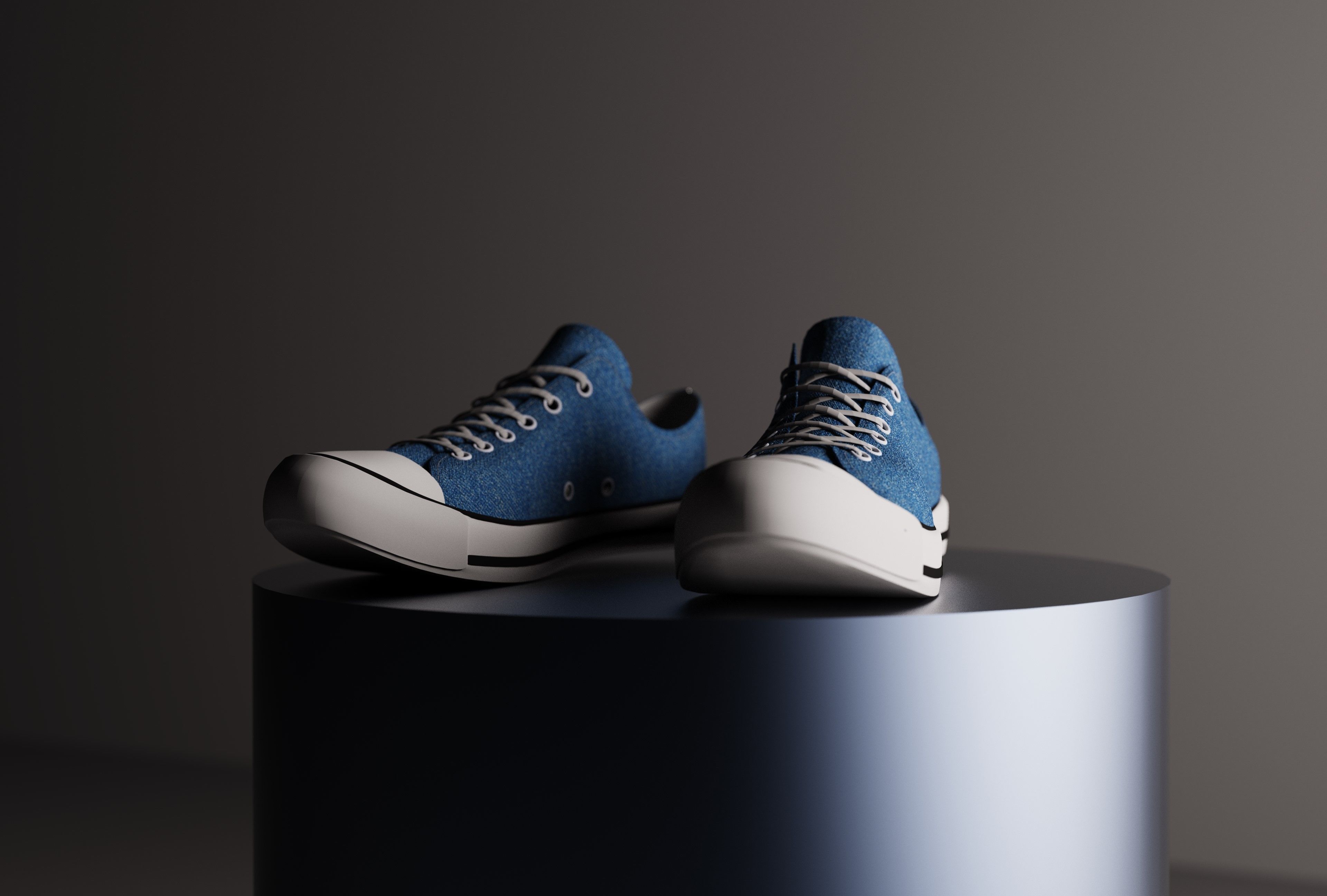 converse shoes 3D model_1