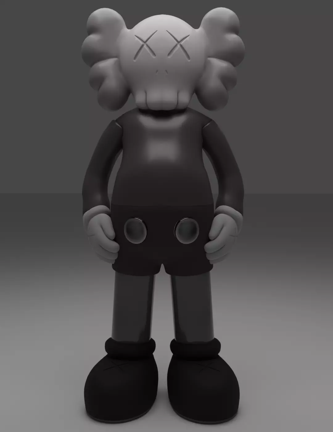 KAWS 3D MODEL toy figure Free 3D model
