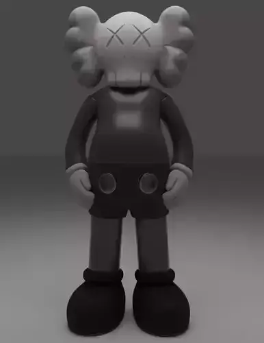 KAWS 3D MODEL toy figure Free 3D model