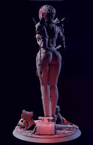 FELINE PUNK - BY CIZJUT 3D print model