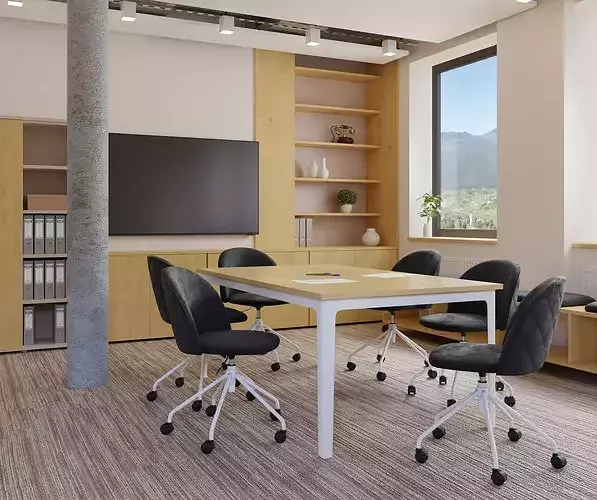 Conference room 3D model 4