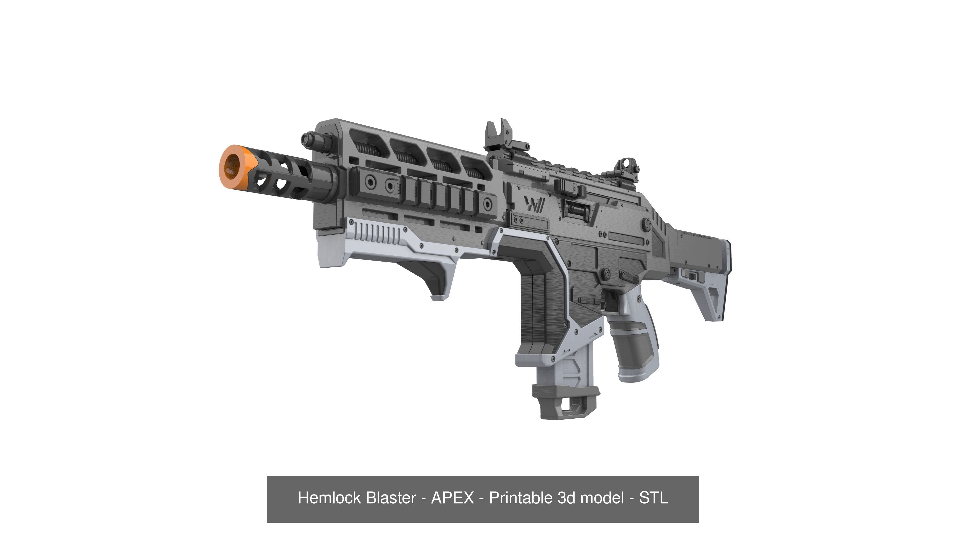 APEX  - Weapons Set -  8 Printable models - STL - Personal Use 3D Model Collection_2