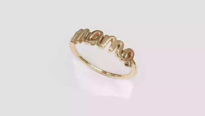 Mama ring mother jewelry collection minimal basic design