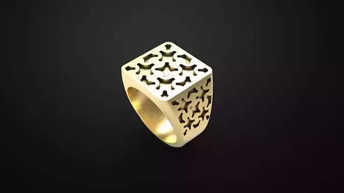 men ring 3D print model
