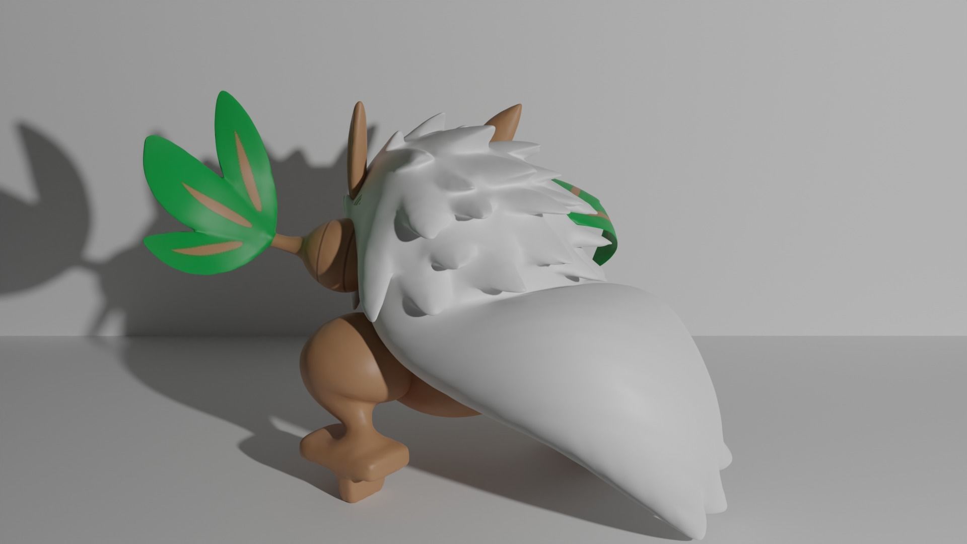 Seedot Nuzleaf and Shiftry 3D print model 3D print model_11