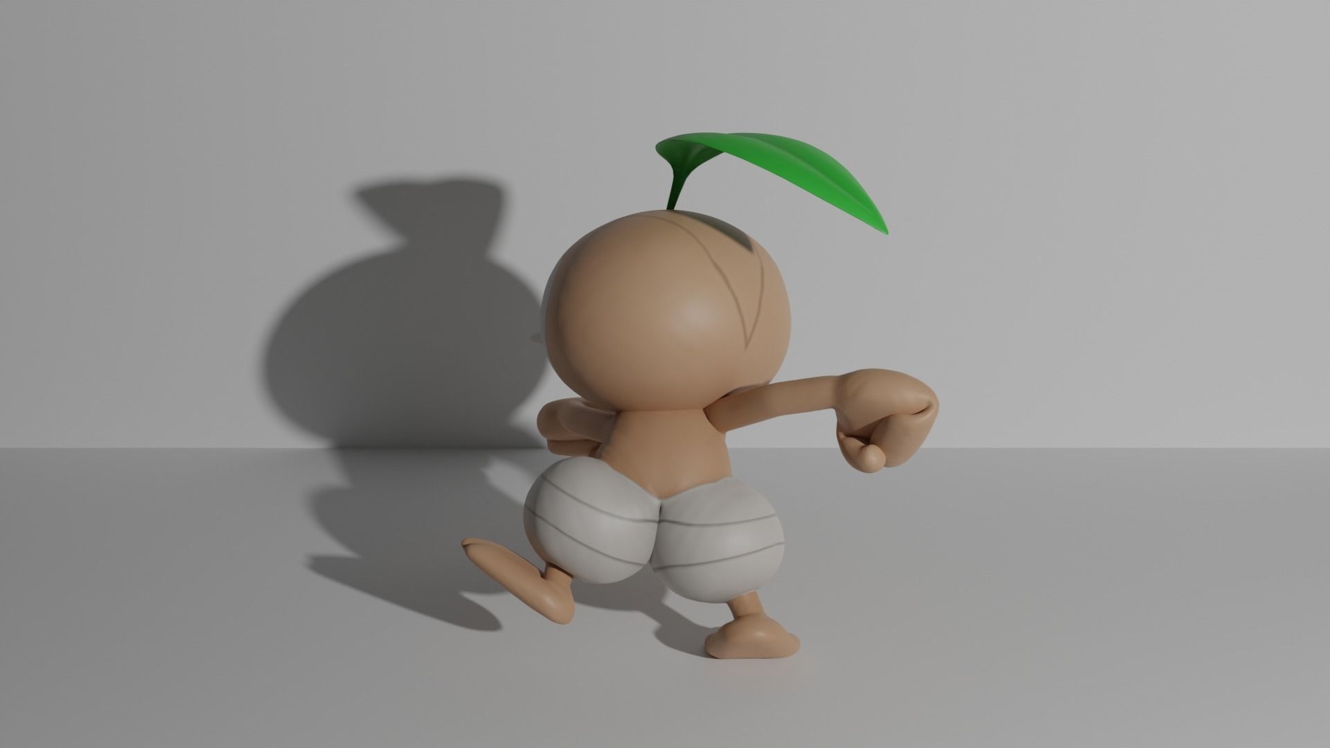 Seedot Nuzleaf and Shiftry 3D print model 3D print model_7