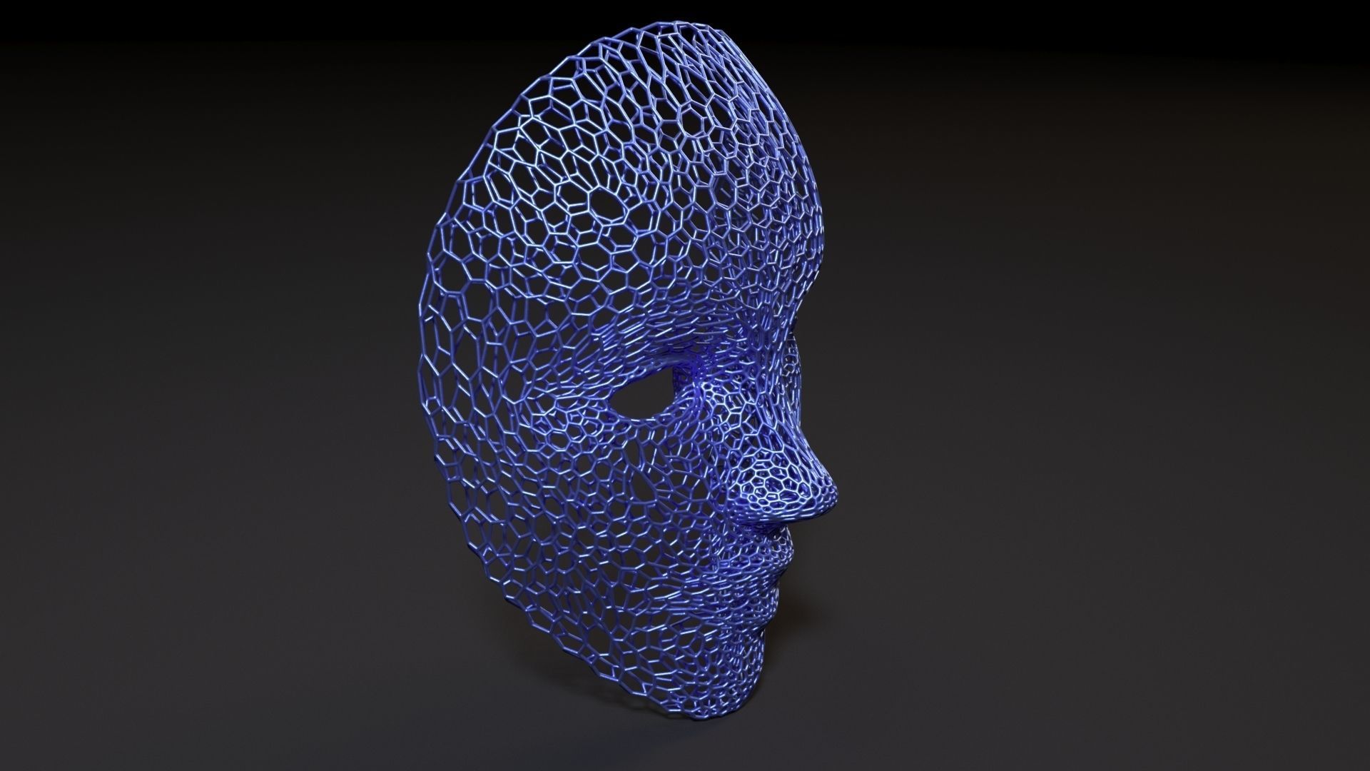Mask 3 glass 3D print model_7