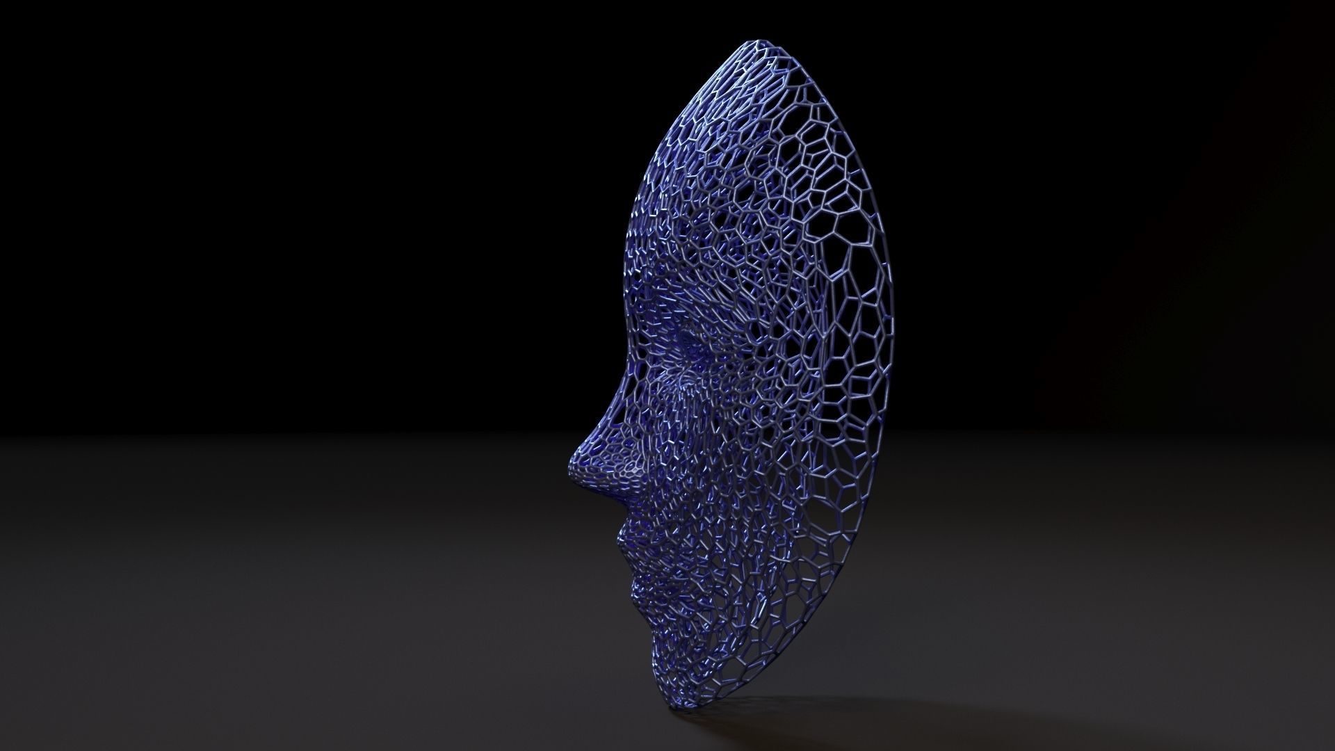 Mask 3 glass 3D print model_2