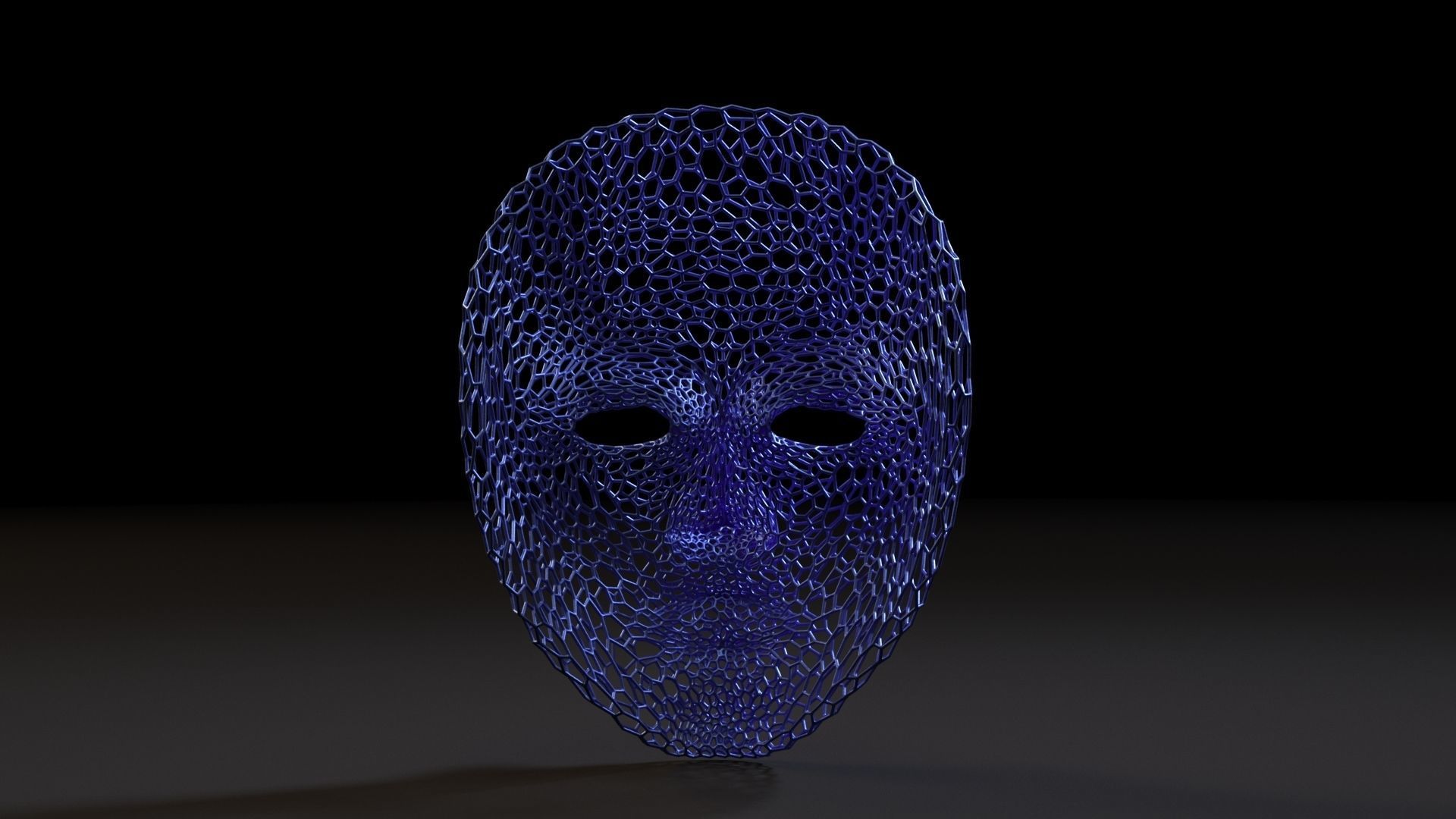 Mask 3 glass 3D print model_4