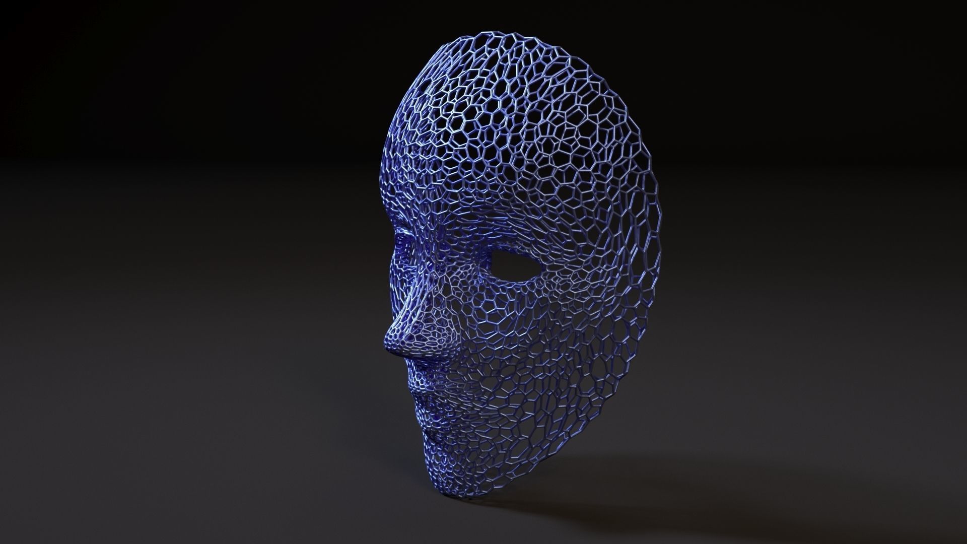 Mask 3 glass 3D print model_1