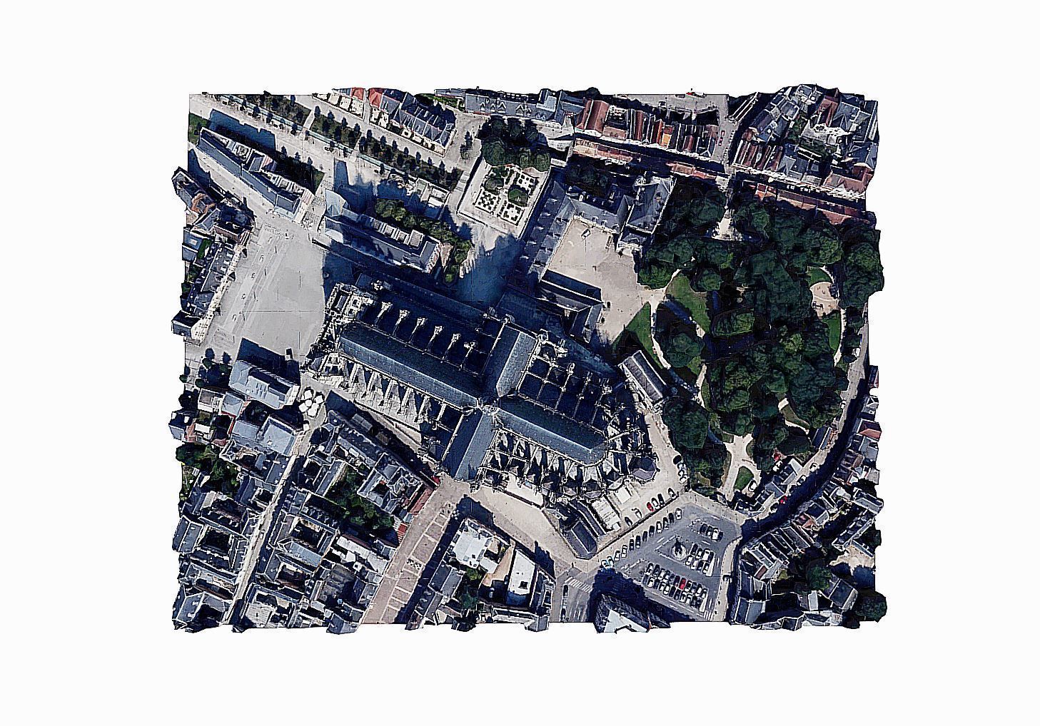 Amiens Cathedral - Notre-Dame  Low-poly 3D model_8