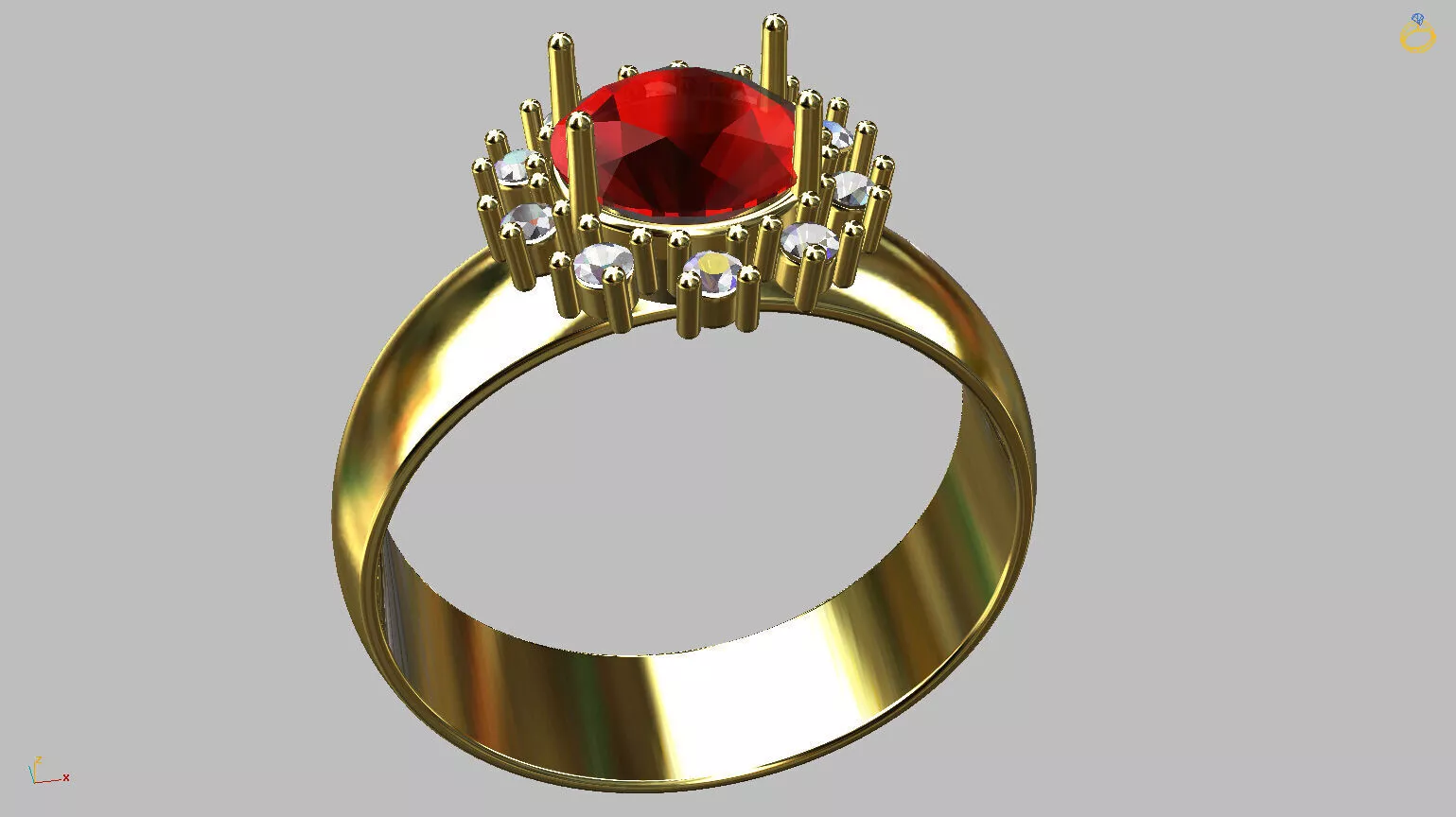 Graduation Ring 3D print model