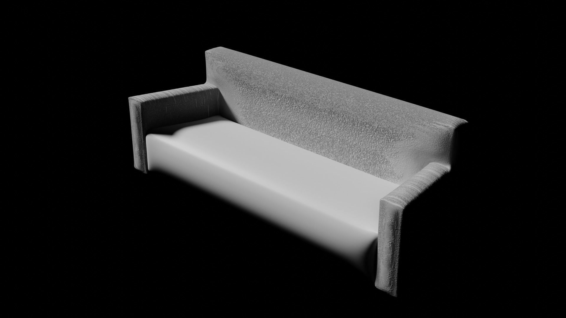 sofa 8 Low-poly 3D model_3