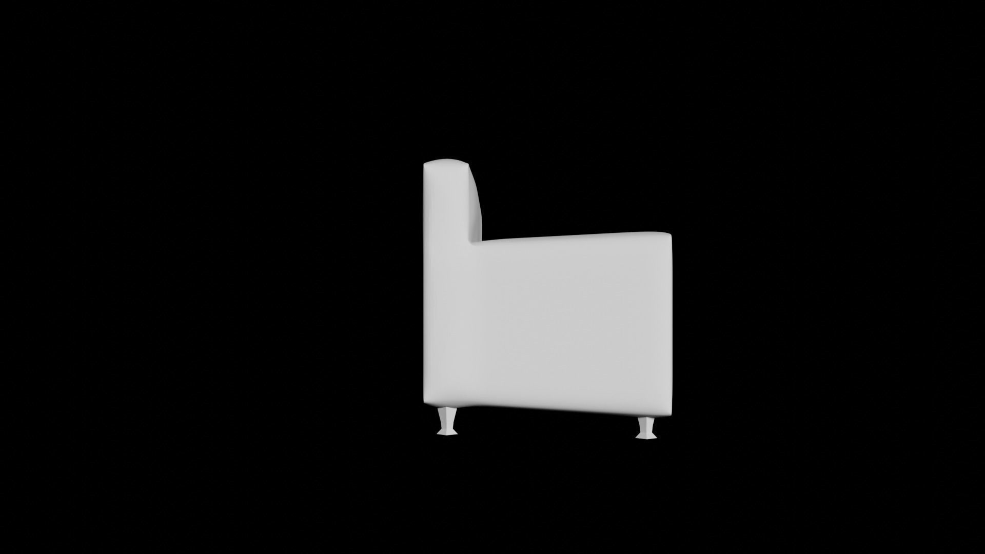 sofa 8 Low-poly 3D model_5