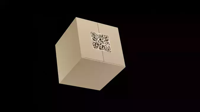 Box with qr code
