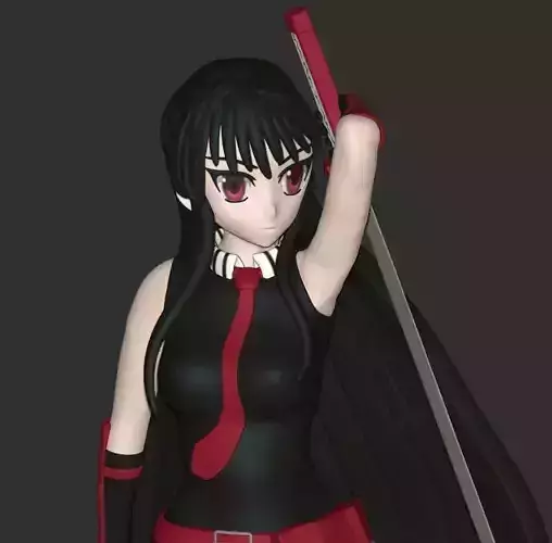 Akame from Akame ga Kill 3D print model