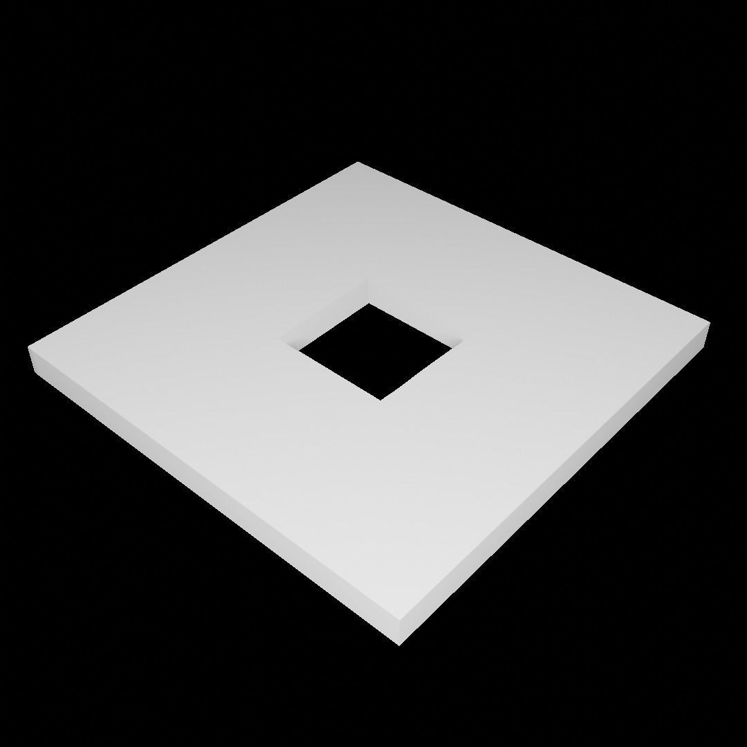 Roblox Logo Free low-poly 3D model_1