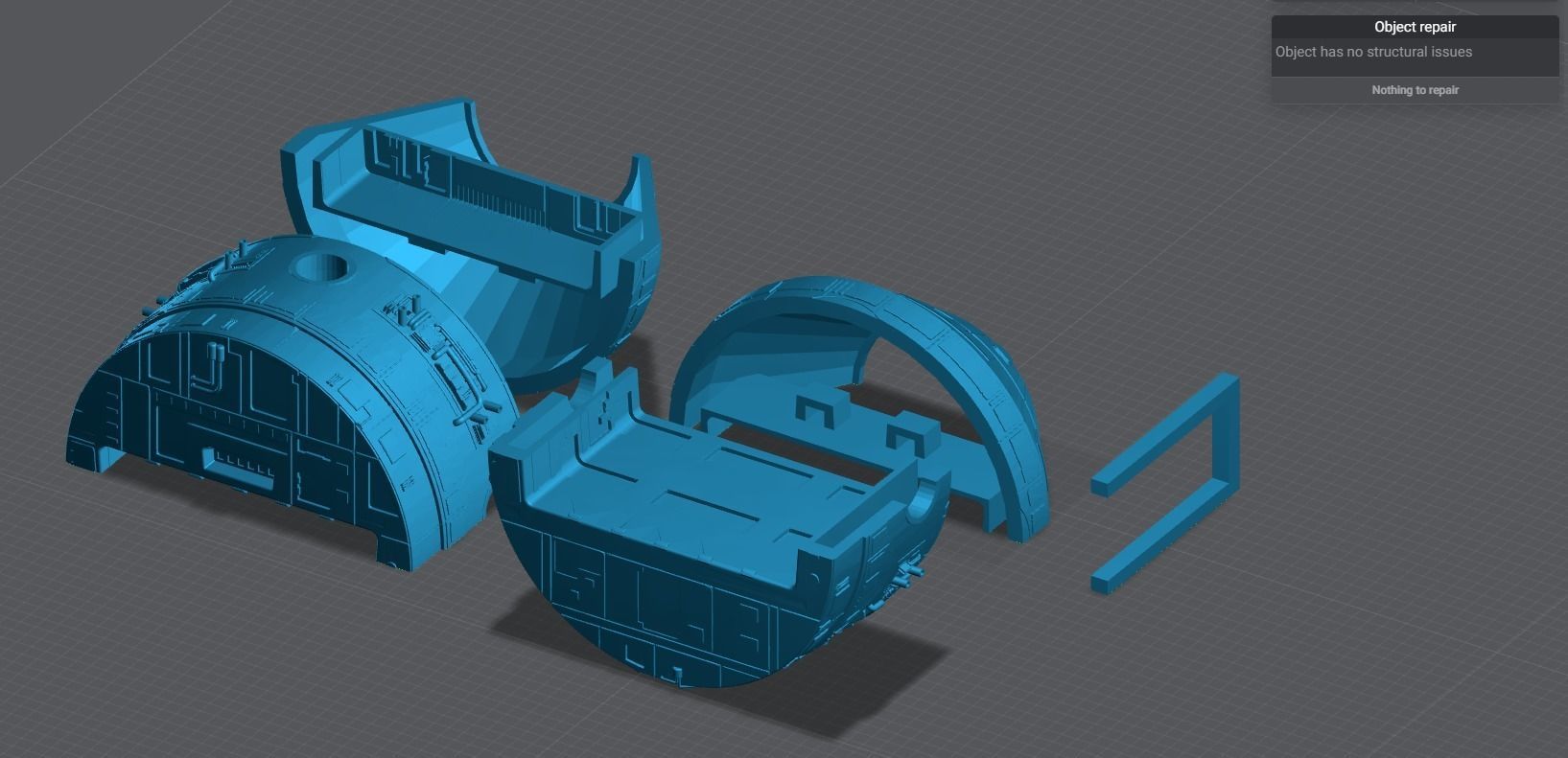 2001 Space Station V  Scale model 3D print model_8