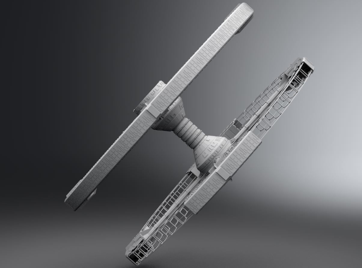 2001 Space Station V  Scale model 3D print model_1