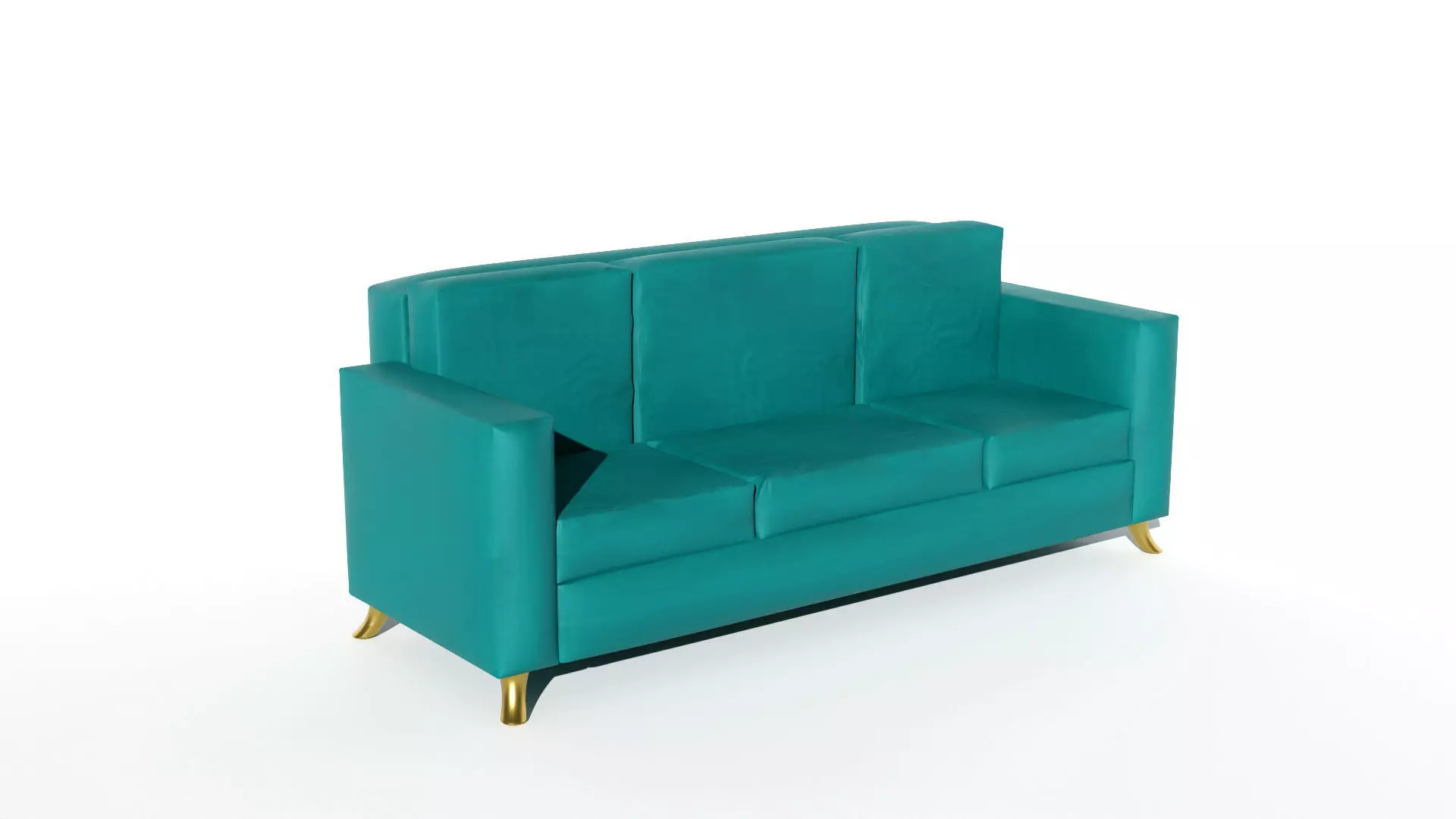 sofa 12  Low-poly 3D model_0