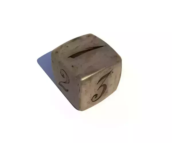 Dice 6 Sided 3D model Dice 6 Sided 3D model