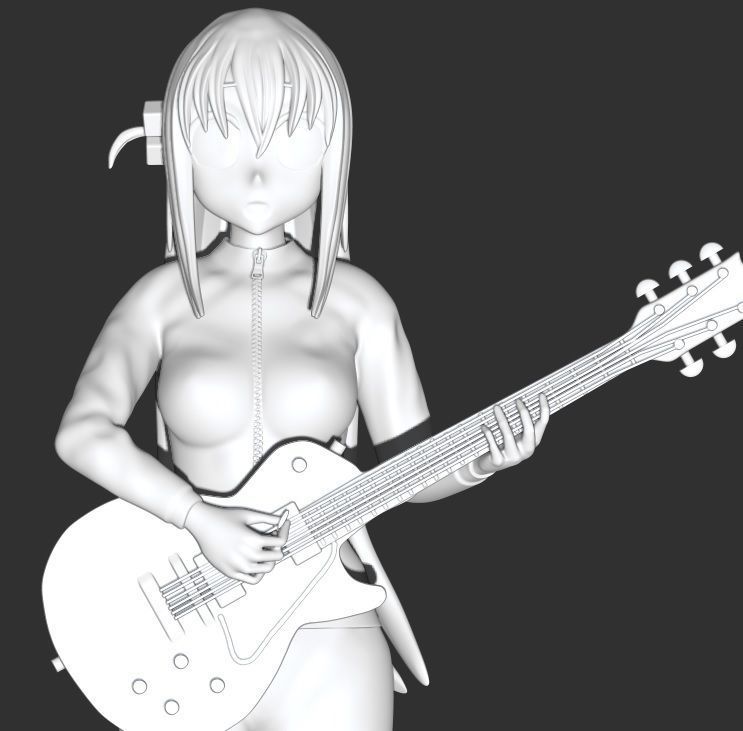 Bocchi from Bocchi the Rock 3D print model_5