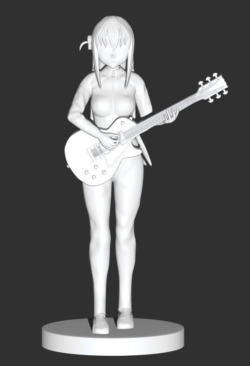 Bocchi from Bocchi the Rock 3D print model_4