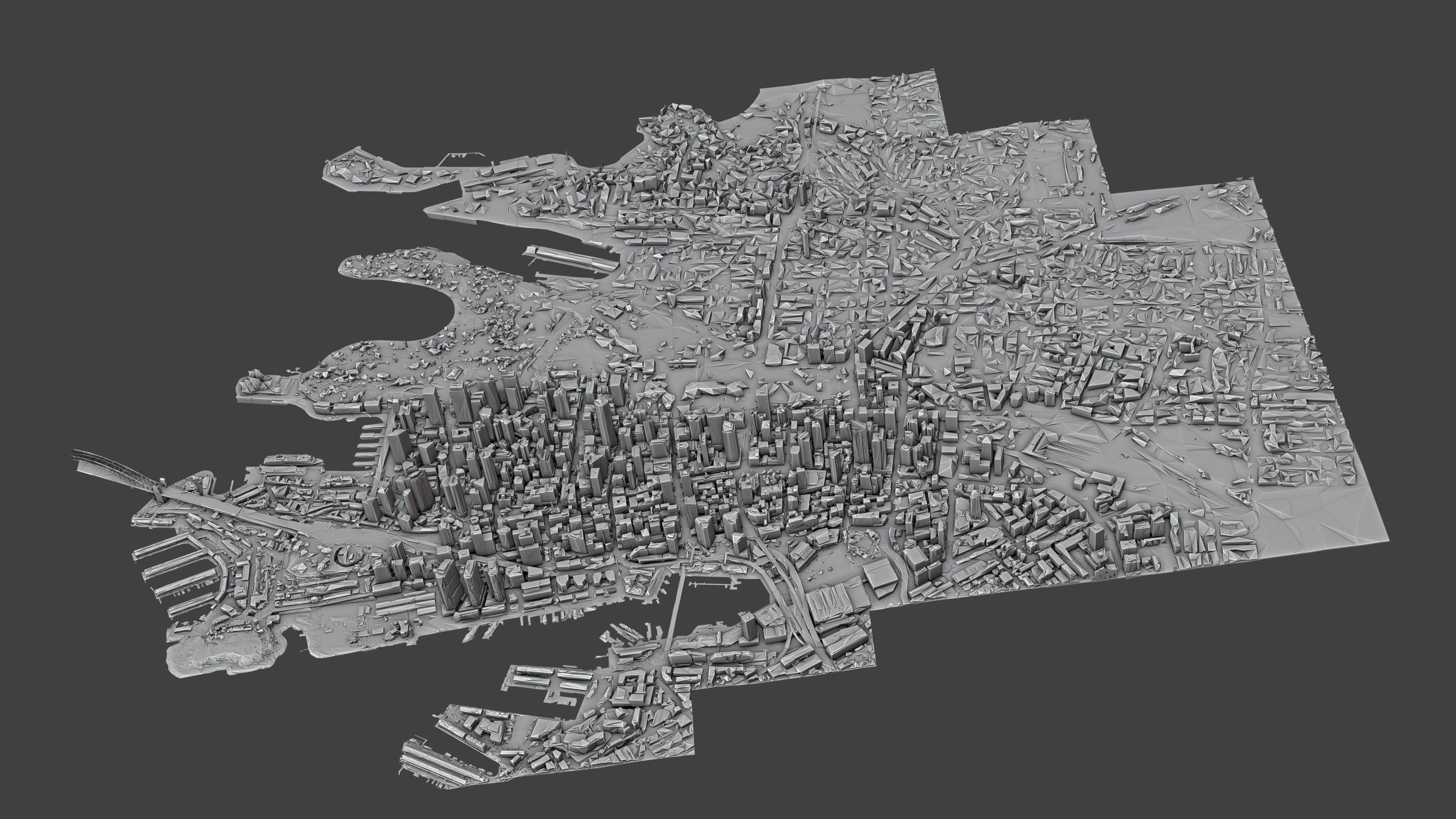 Sydney City Skyline Free low-poly 3D model_9