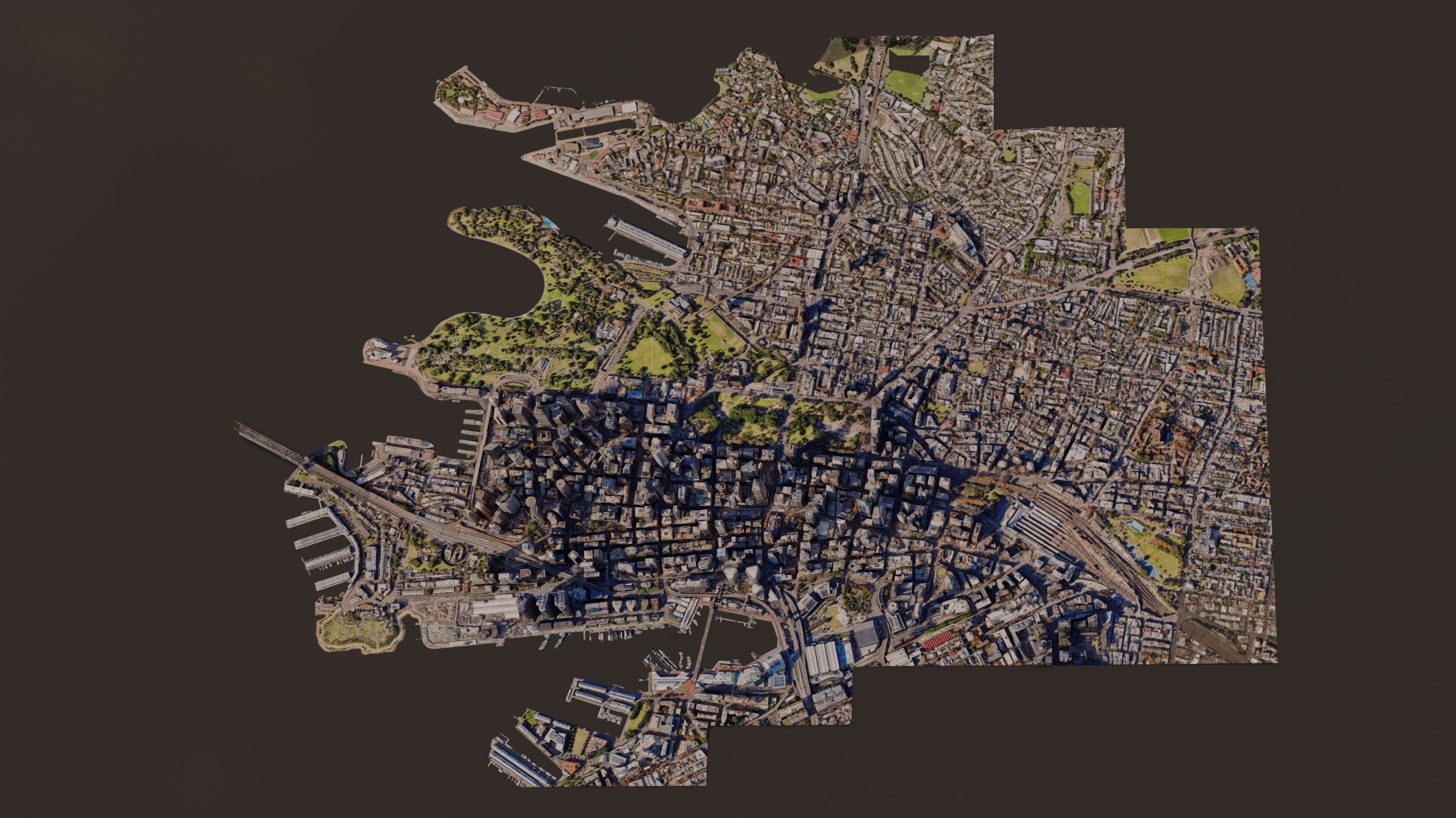 Sydney City Skyline Free low-poly 3D model_5